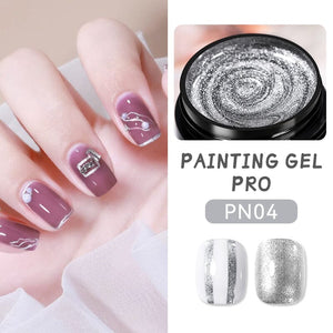 Silver PRO Painting Nail Gel 5ml PN04 Gel Nail Polish BORN PRETTY