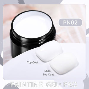 White PRO Painting Nail Gel 5ml PN02 Gel Nail Polish BORN PRETTY