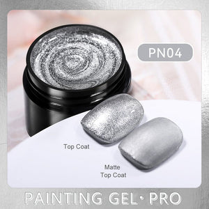 PRO Painting Nail Gel 5ml Gel Nail Polish BORN PRETTY Silver