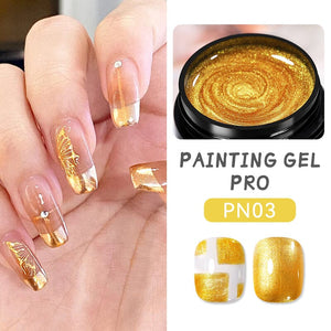 Gold PRO Painting Nail Gel 5ml PN03 Gel Nail Polish BORN PRETTY
