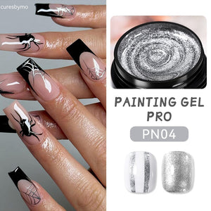 Silver PRO Painting Nail Gel 5ml PN04 Gel Nail Polish BORN PRETTY