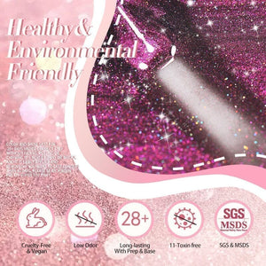 Colored Cat Magnetic Gel MY118 Reflective Glass 10ml Gel Nail Polish BORN PRETTY