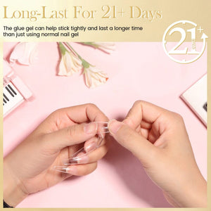 6 in 1 Nail Glue Gel Clear 250g Gel Nail Polish BORN PRETTY