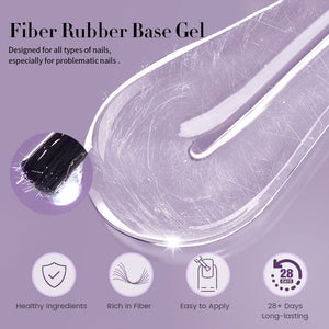 Fiber Rubber Base Gel 7ml Base & Top Coat UR SUGAR