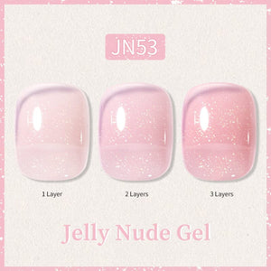 Pink Jelly Gel Polish JN53 10ml Gel Nail Polish BORN PRETTY