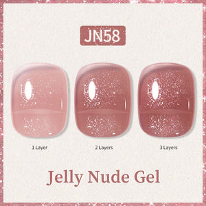 Brown Jelly Gel Polish JN58 10ml Gel Nail Polish BORN PRETTY