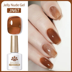 Brown Jelly Gel Polish JN67 10ml Gel Nail Polish BORN PRETTY