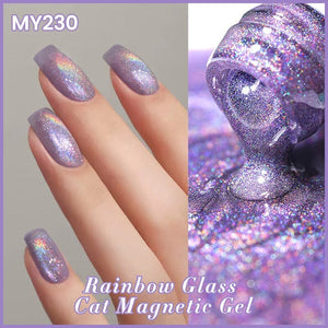 Rainbow Glass Cat Magnetic Gel Polish 10ml Gel Nail Polish BORN PRETTY MY230