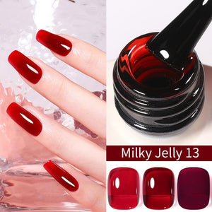 Hema-Free Red Jelly Gel #13 15ml Gel Nail Polish BORN PRETTY