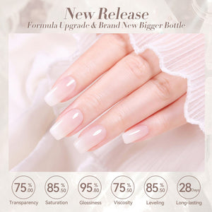 Milky Jelly Gel #01 15ml Gel Nail Polish BORN PRETTY