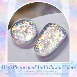 AB Color Glitter Sequins Gel Polish 15ml Gel Nail Polish BORN PRETTY