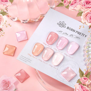 6 Colors Jelly Gel J16 Misty Rose 7ml Gel Nail Polish BORN PRETTY