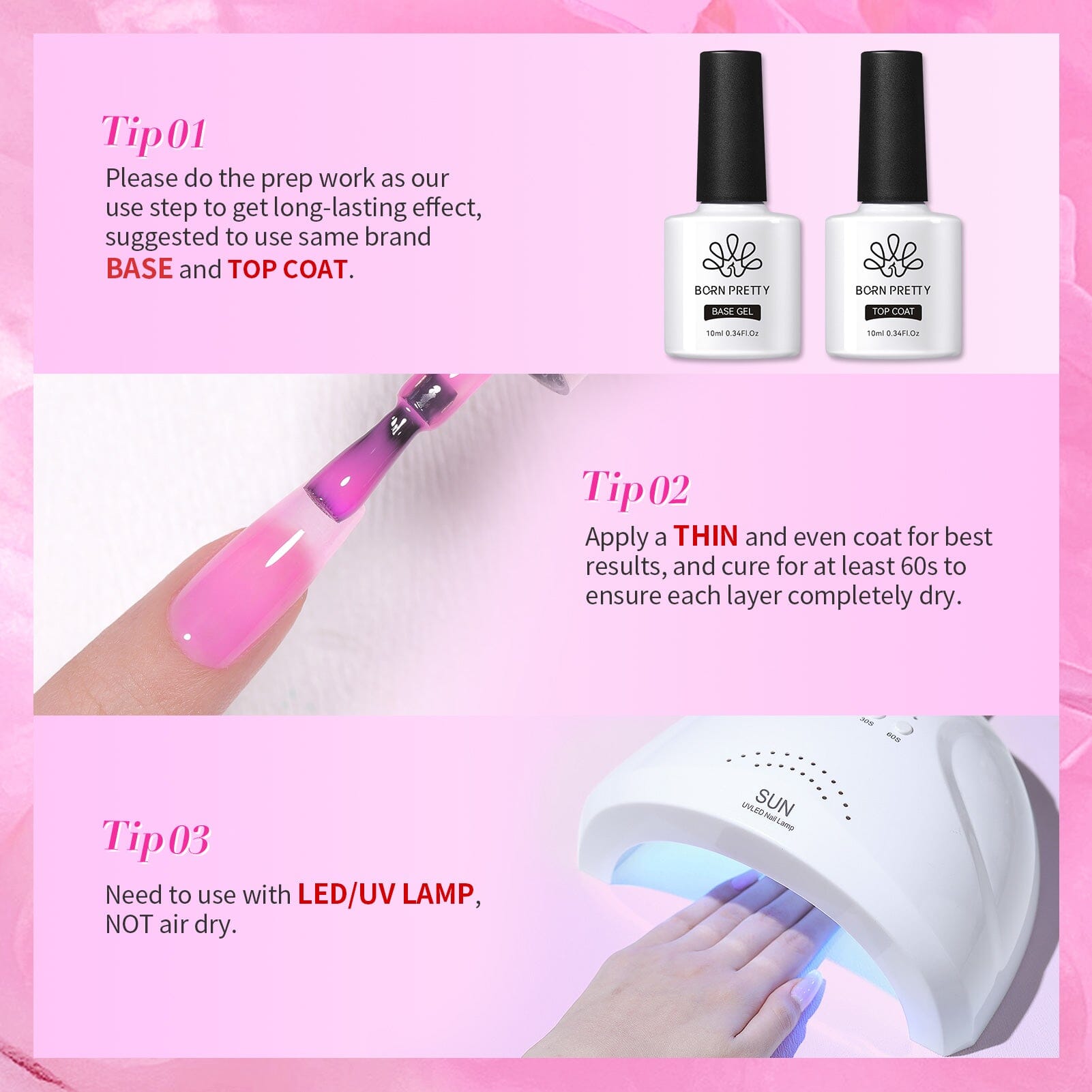 6 Colors Pink Muse Milky Jelly Gel Polish Set 7ml Gel Nail Polish BORN PRETTY