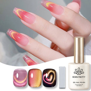 Red Glass Cat Magnetic Gel 15ml Gel Nail Polish BORN PRETTY