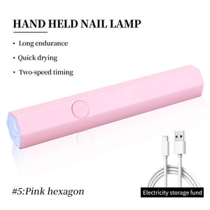 Hand Light Nail Lamp USB Rechargeable 3W Tools & Accessories No Brand
