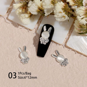 Rabbit #03 3D Nail Charms Nail Art No Brand