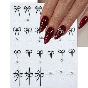 Bowknot 3D Nail Sticker MO-195 Nail Art No Brand