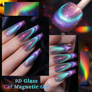 6 Colors 9D Glass Cat Megnetic Gel 7ml Gel Nail Polish BORN PRETTY