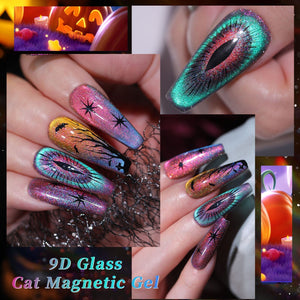 6 Colors 9D Glass Cat Megnetic Gel 7ml Gel Nail Polish BORN PRETTY