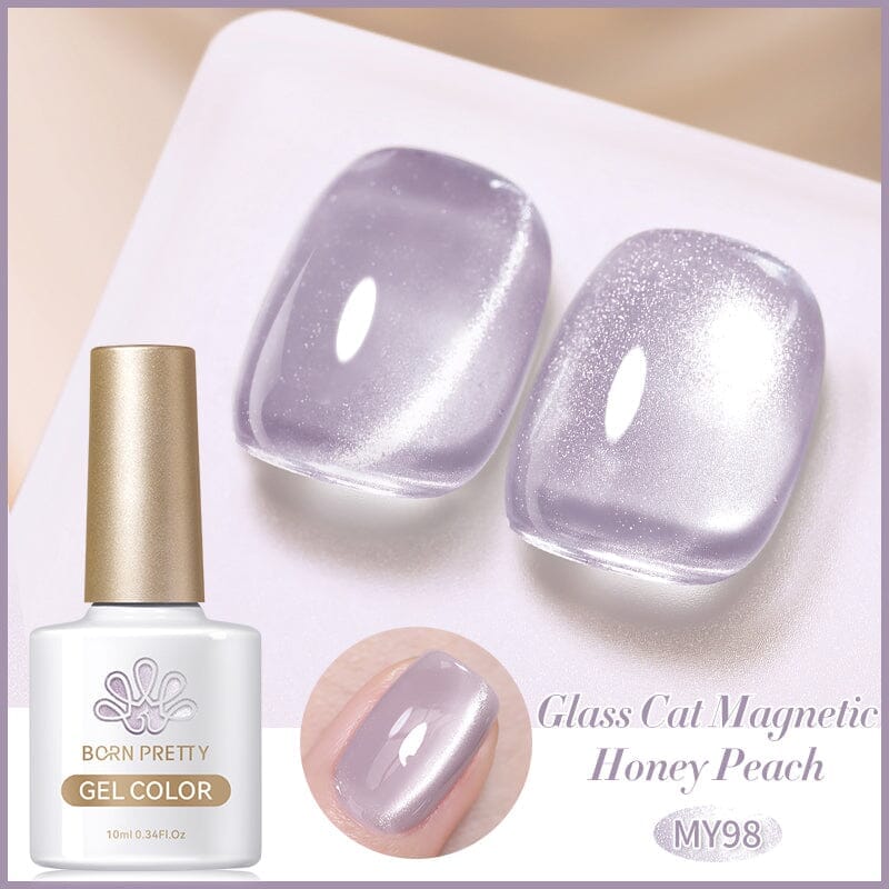 Water Light Cat Magnetic Gel Polish Polka Dots 10ml Gel Nail Polish BORN PRETTY MY98
