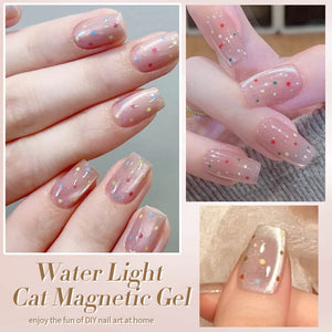 Water Light Cat Magnetic Gel Polish Polka Dots 10ml Gel Nail Polish BORN PRETTY