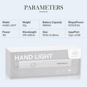 Hand Light USB Nail Dryer Tools & Accessories BORN PRETTY