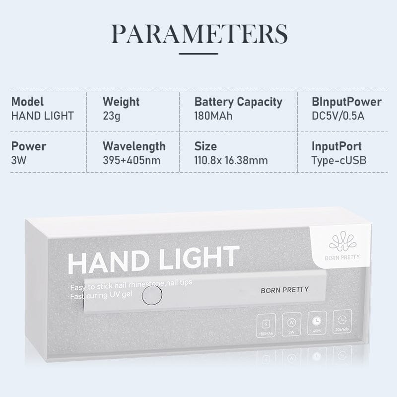 Hand Light USB Nail Dryer Tools & Accessories BORN PRETTY
