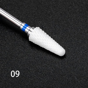 Nail Drill Bits Ceramic Grinding Head Tools & Accessories No Brand 09