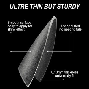 120pcs Coffin Half Cover Matte False Nail Tips Nail Tips No Brand