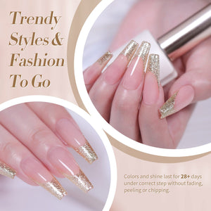 Platinum Glitter Gel Polish 15ml Gel Nail Polish BORN PRETTY