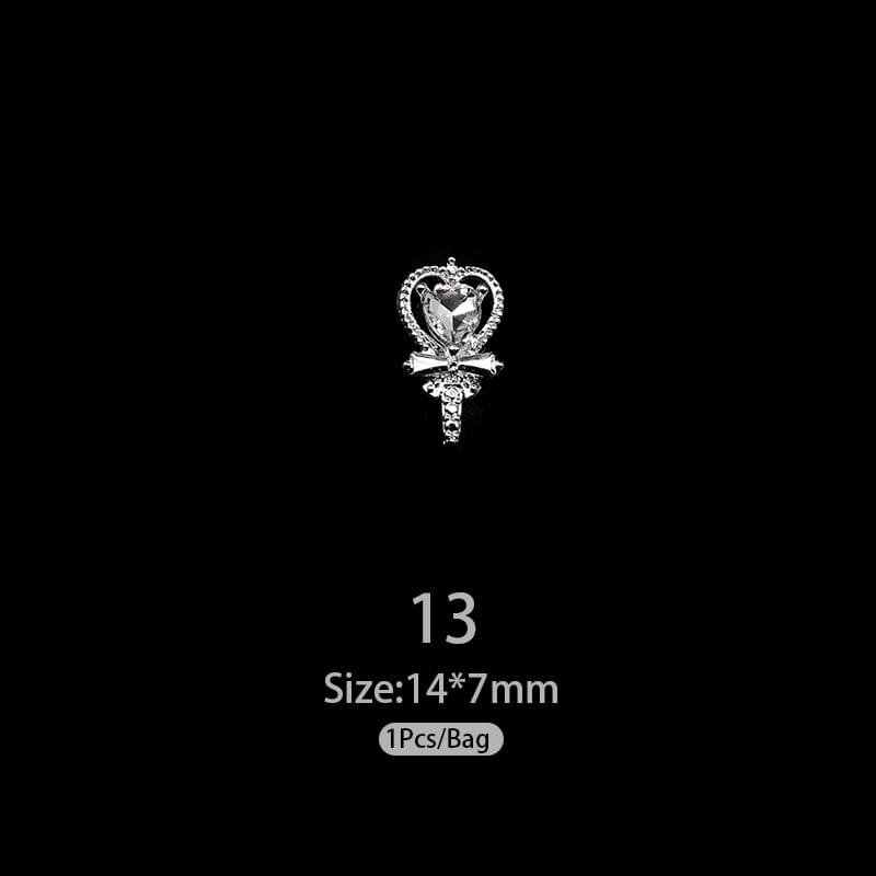 Crown #13 3D Nail Charms Nail Art No Brand
