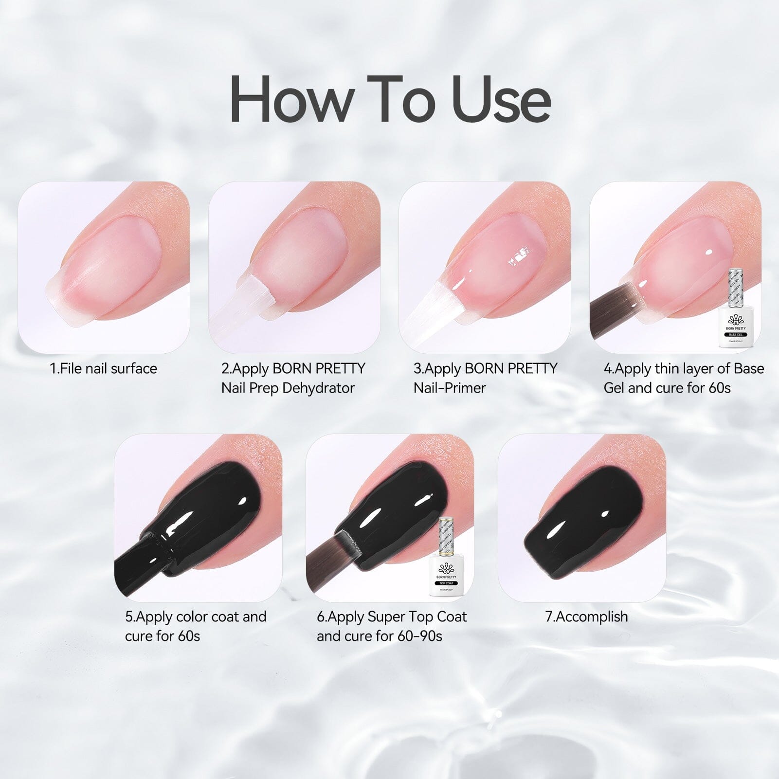 15ml Base Gel Gel Nail Polish BORN PRETTY