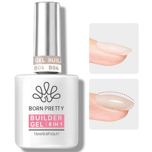 Nude 8 in 1 Builder Gel BG04 15ml Gel Nail Polish BORN PRETTY