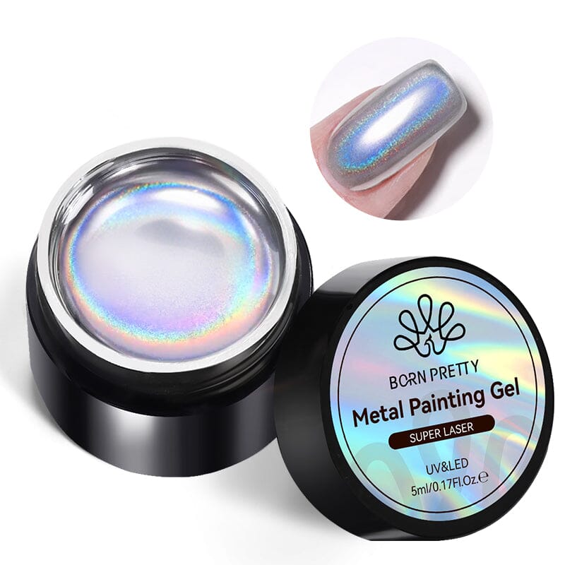 Super Laser Metal Painting Gel 5ml Gel Nail Polish BORN PRETTY