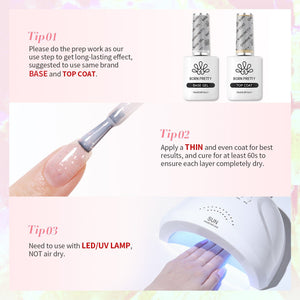 Hema-Free Glitter Jelly Gel Polish #10 15ml Clearance BORN PRETTY