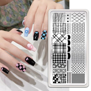 Nail Stamping Plate FASHION-N06 Stamping Nail BORN PRETTY