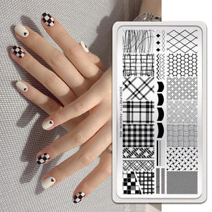 Nail Stamping Plate FASHION-N06 Stamping Nail BORN PRETTY
