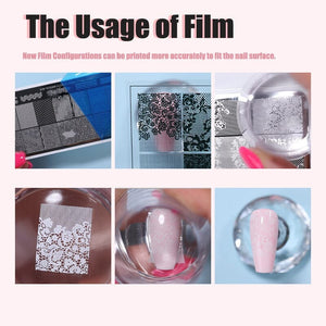 Nail Stamping Plate FLOWERS-N03 Stamping Nail BORN PRETTY