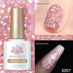 Glitter Reflective Gel Polish Dream Star SZ06-SZ11 10ml Gel Nail Polish BORN PRETTY SZ07