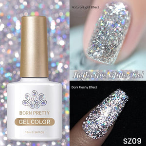 Glitter Reflective Gel Polish SZ09 Dream Star 10ml Gel Nail Polish BORN PRETTY