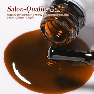 6 Colors Jelly Gel Polish Set Cozy Hearth Milky 7ml Gel Nail Polish BORN PRETTY