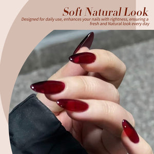 6 Colors Jelly Gel Polish Set Cozy Hearth Milky 7ml Gel Nail Polish BORN PRETTY