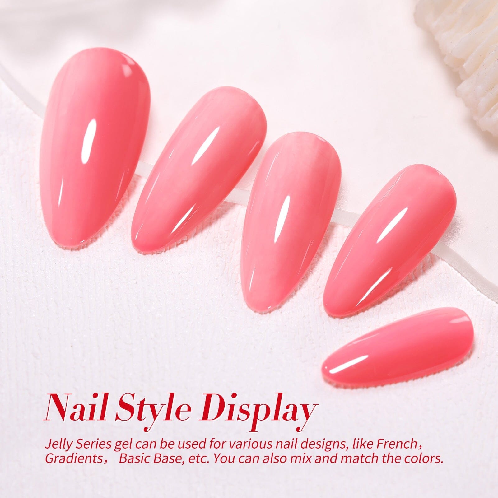 4 Colors Rosy Aura Milky Jelly Gel 7ml Gel Nail Polish BORN PRETTY