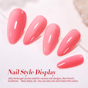 4 Colors Rosy Aura Milky Jelly Gel 7ml Gel Nail Polish BORN PRETTY