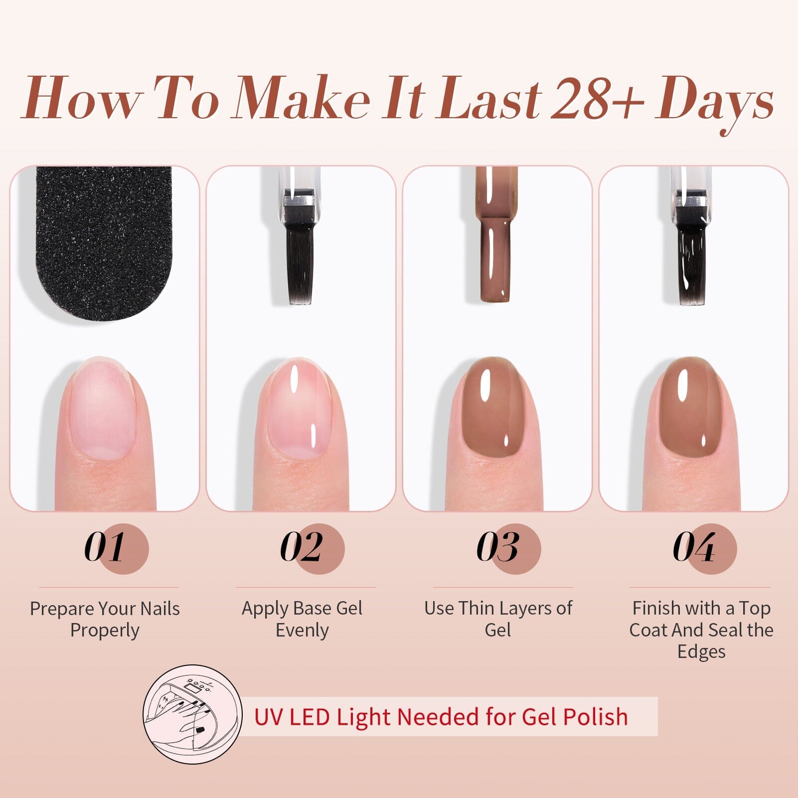 4 Colors Autumn Ember Milky Jelly Gel Set 7ml Gel Nail Polish BORN PRETTY