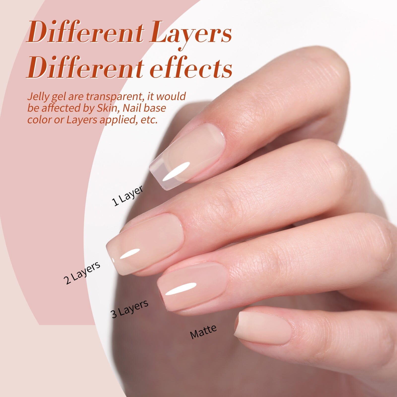 6 Colors Gel Polish Love Letter Mixed Set 7ml Gel Nail Polish BORN PRETTY