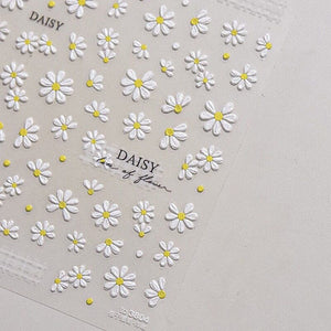 Flowers 3D Nail Sticker HG-5D196 Nail Art No Brand