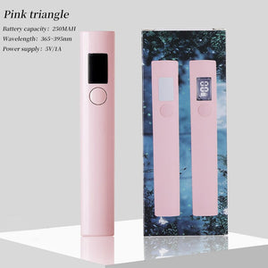 Pink Hand Light Mini UV Nail Lamp Tools & Accessories No Brand
