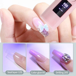 Pink Hand Light Mini UV Nail Lamp Tools & Accessories No Brand