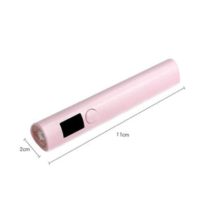 Pink Hand Light Mini UV Nail Lamp Tools & Accessories No Brand
